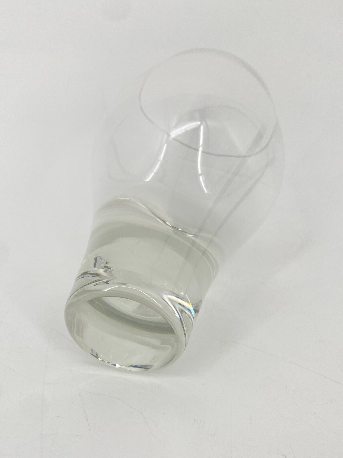 * ROSENTHAL LOTUS GLAS VASE OHNE DEKOR FARBLOS 20,5CM