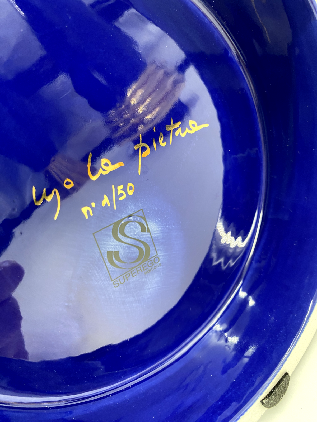 *KERAMIKVASE #1 „900“ URNENVASE DECKEL LIMITIERT 50 Stk. UGO LA PIETRA SUPEREGO