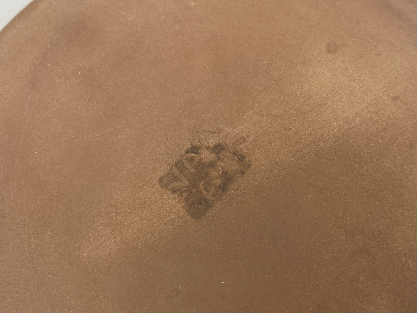 * STUDIOKERAMIK VASE FAT LAVA RÄUCHERSTÄBCHENHALTER VAN EYK SIGNIERT 60er