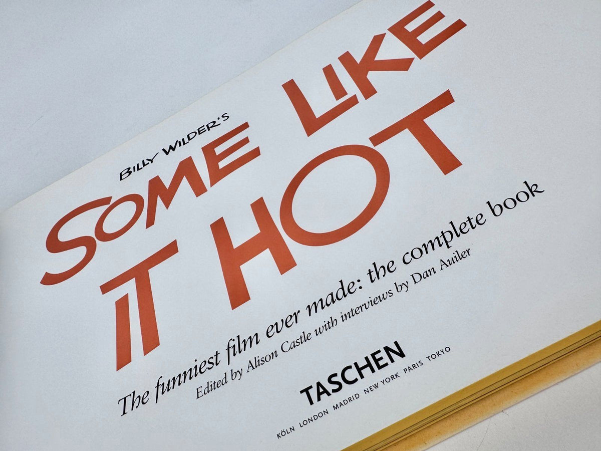 BUCH KAFFEETISCHBUCH SOME LIKE IT HOT TASCHEN MARILYN MONROE