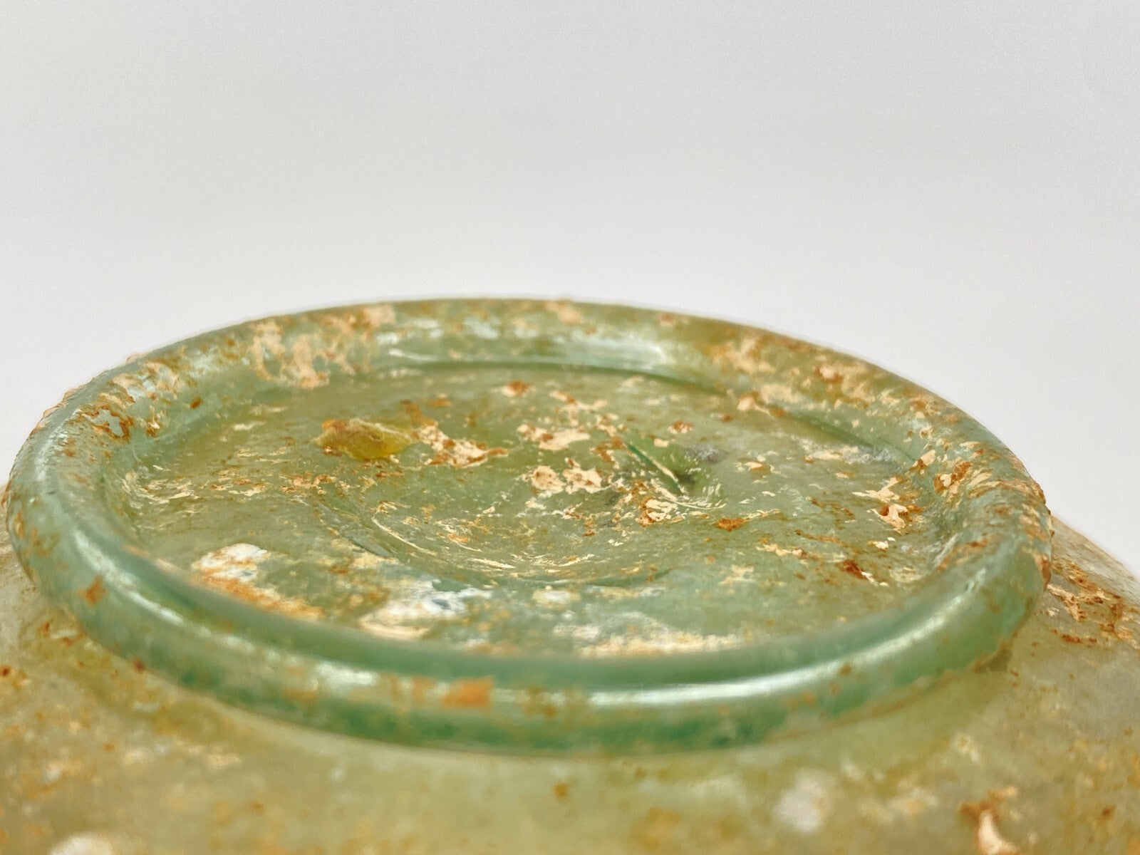 * RÖMISCHE GLAS SCHALE VASE ANTIKE HISTORISCH ROM ÖL
