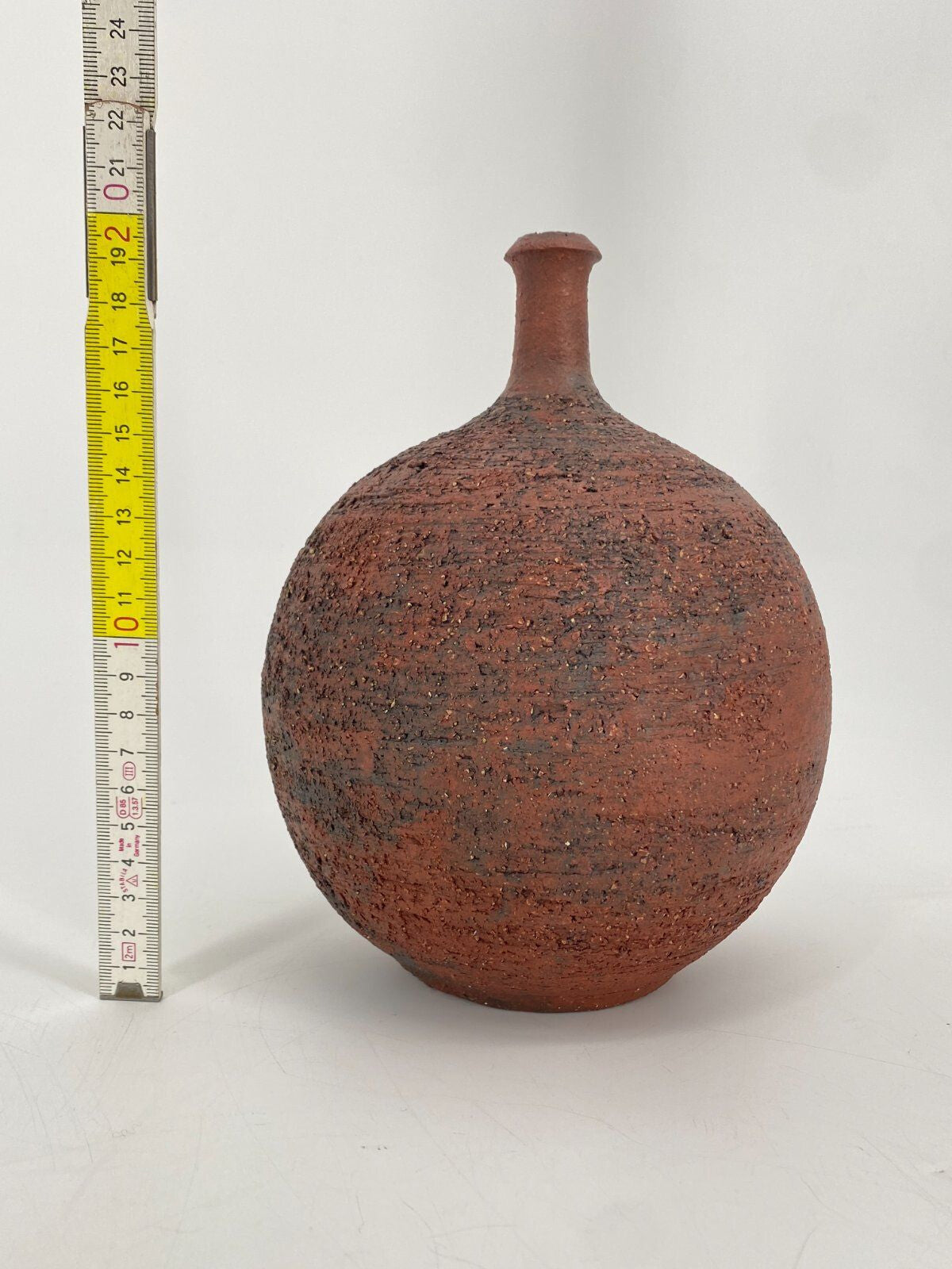 * VASE STUDIOKERAMIK KUGELVASE KUGEL GERHARD LIEBENTHRON KUNST GL