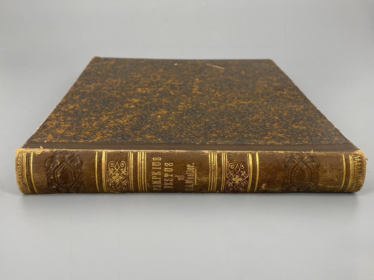 *BUCH SEXTI POMPEI FESTI MÜLLER 1853 LEIPZIG LATEIN KLASSISCHE PH