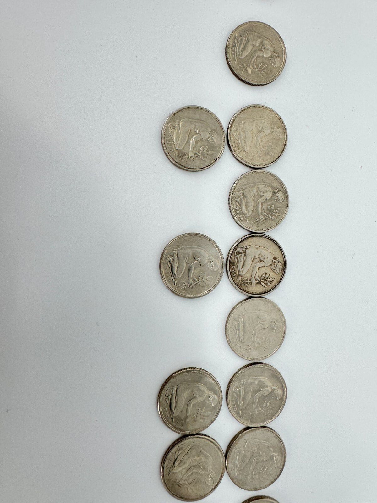 87X BRD 50 PFENNIG MÜNZEN SAMMLUNG 1949 1993 SAMMLERSTÜCKE MARK WEST GERMANY