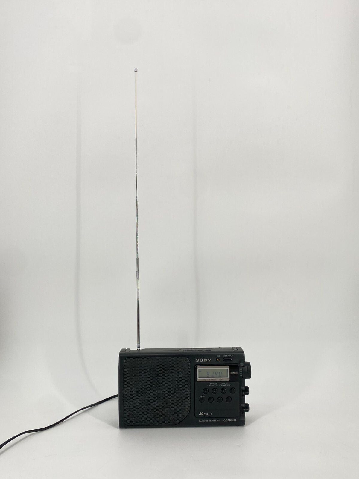 * RADIO SONY ICF-M760S 3 BAND UKW 90ER 1993 VINTAGE WECKER