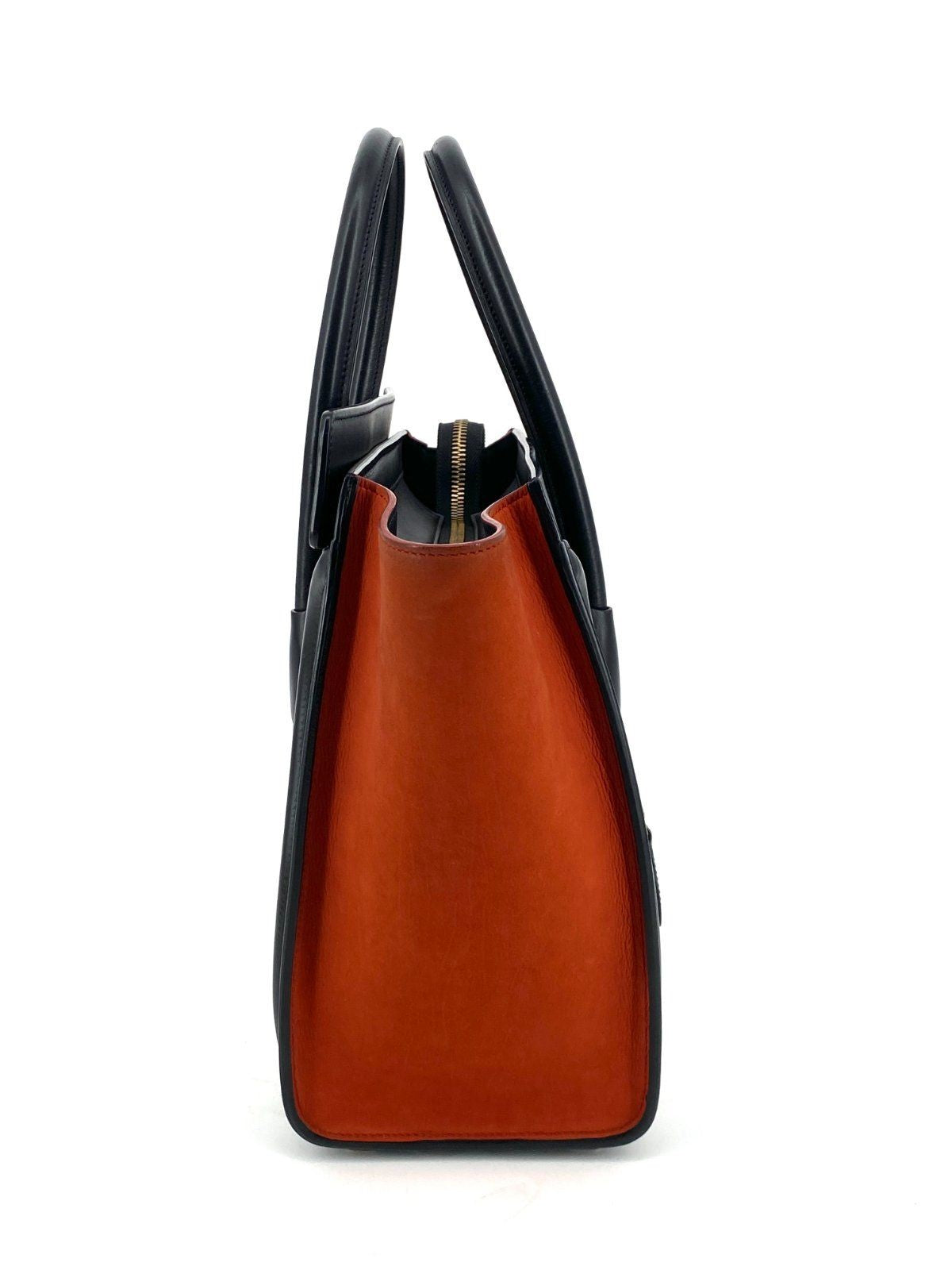 * HANDTASCHE CÉLINE LUGGAGE MICRO SHOPPER LEDER TRICOLOR ITALY ORIGINAL
