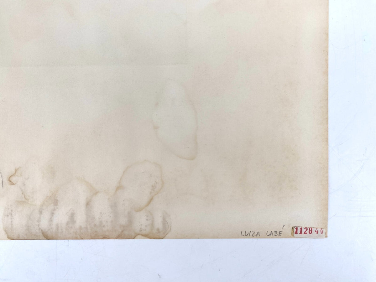 *RADIERUNG KAREL DEMEL LOUISE LABÉ PORTRÄT SIGNIERT 1974 7/90 VINTAGE FARBIG