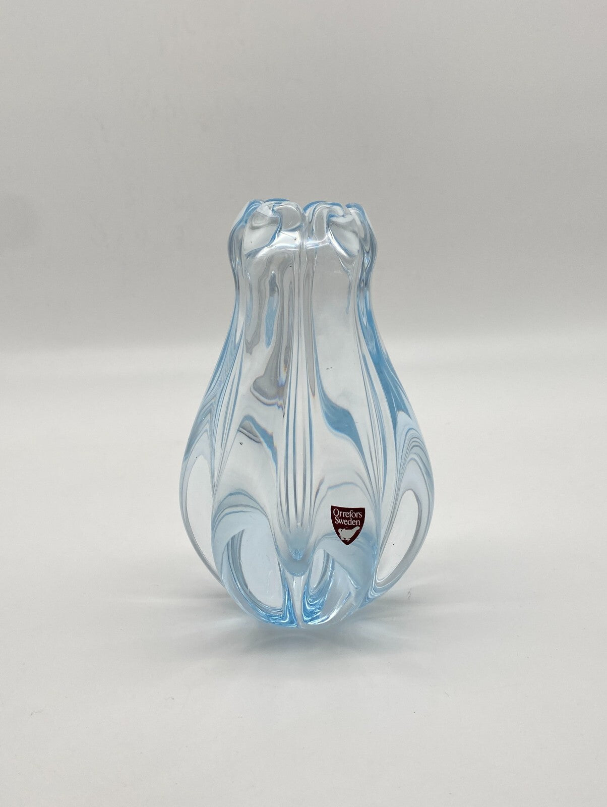 VICKE LINDSTRAND ORREFORS 2251/2 STELLA SOLARIS VASE CRYSTAL GLAS VINTAGE 40er