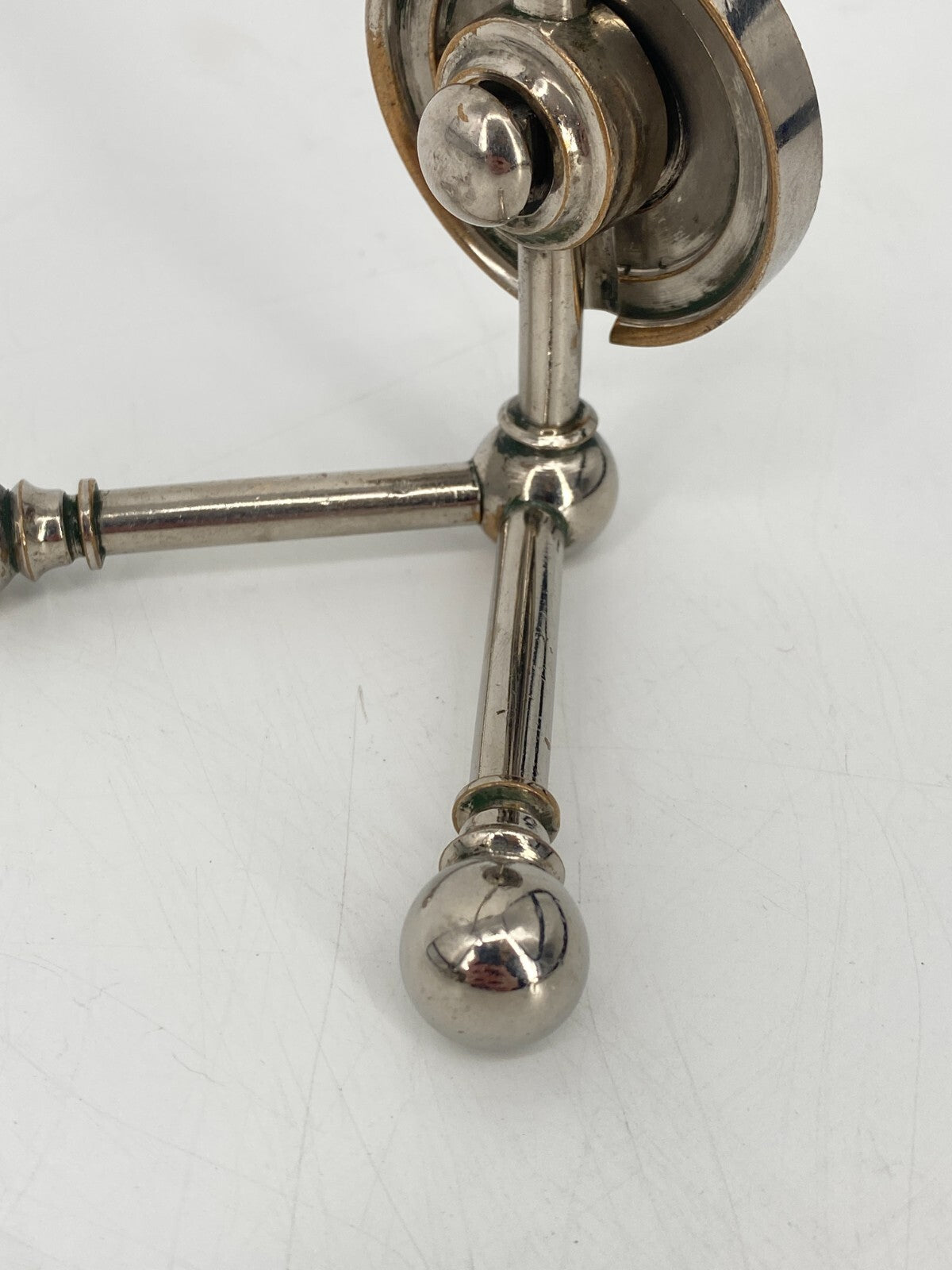 * 2 x KLEIDERHAKEN GARDEROBENHAKEN WANDHAKEN HAKEN SILBER ART DECO
