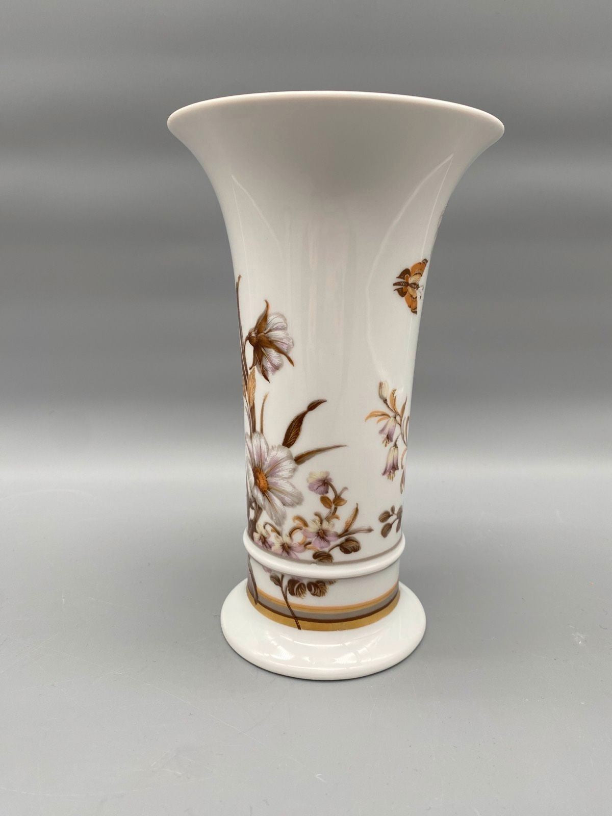 * SET AK KASIER PORZELLAN VASE BLUMEN VINTAGE 50/60er RUND
