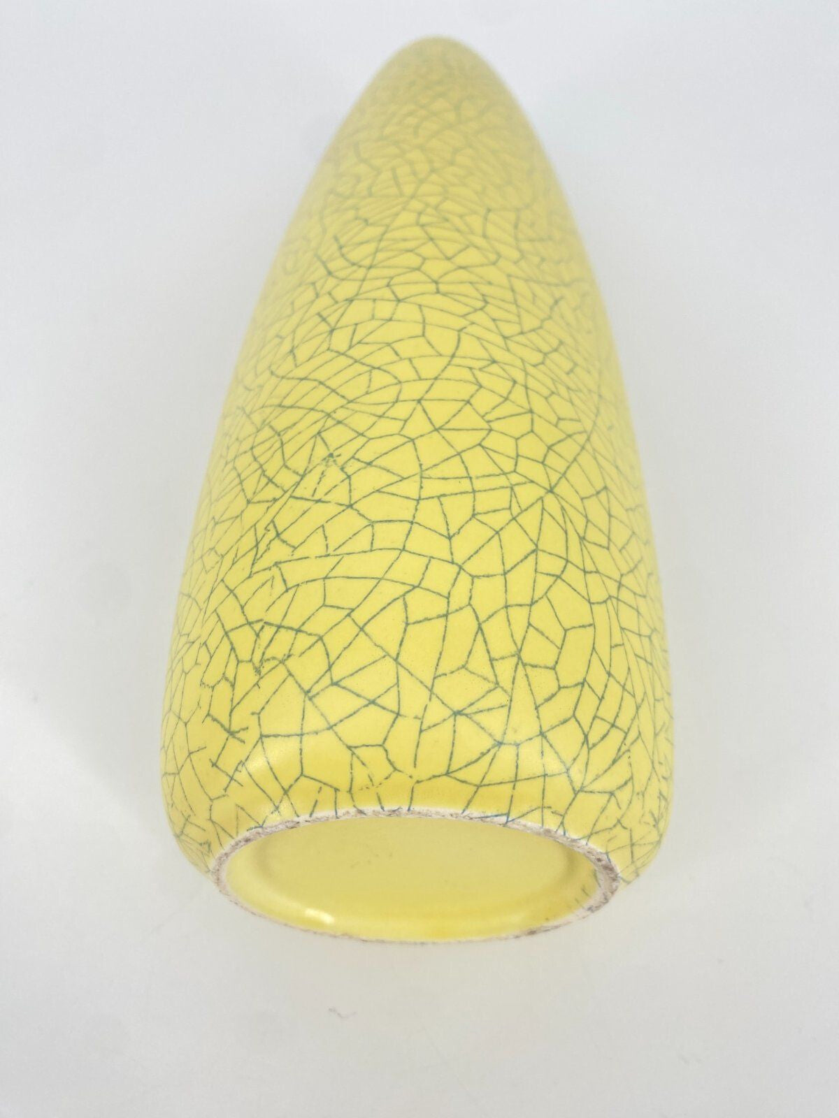* VASE KERAMIK GELB VINTAGE MID CENTURY VINTAGE 60ER 70ER