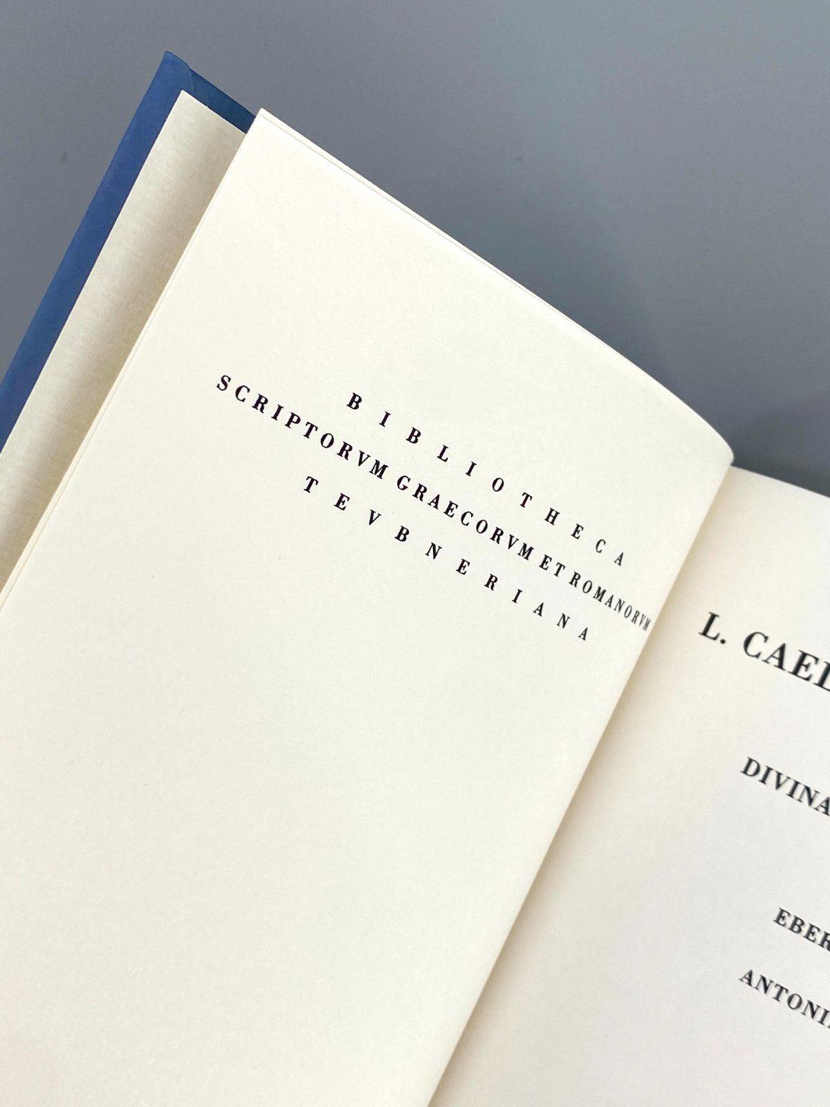 *BUCH EBERHARD HECK CAECILIUS EPITOME DIVINARUM INSTITUTIONUM