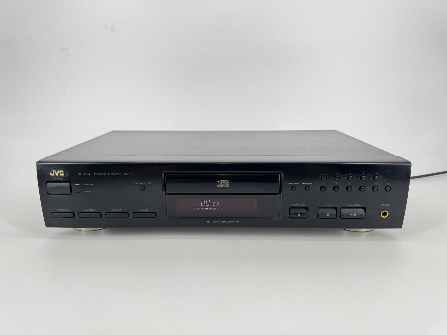 CD PLAYER JVC XL V 184 SCHWARZ 1990ER VINTAGE