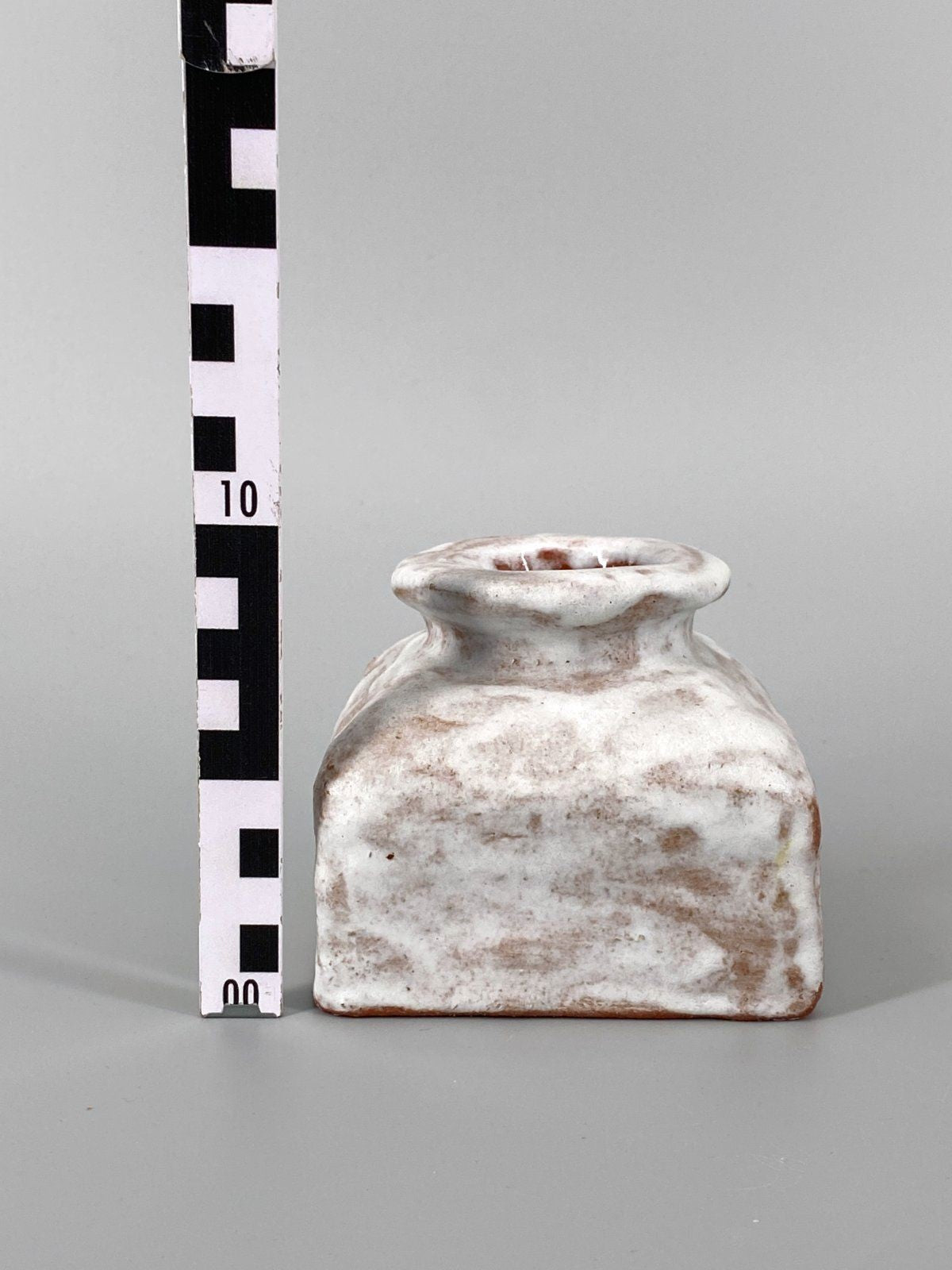 * STUDIOKERAMIK VASE FAT LAVA LAUFGLASUR SIGNIERT POTTERY 70er