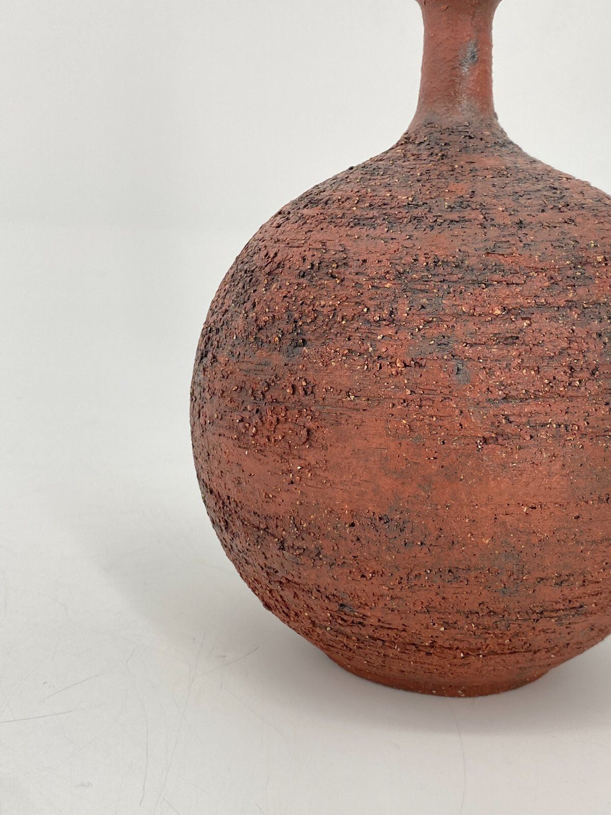 * VASE STUDIOKERAMIK KUGELVASE KUGEL GERHARD LIEBENTHRON KUNST GL