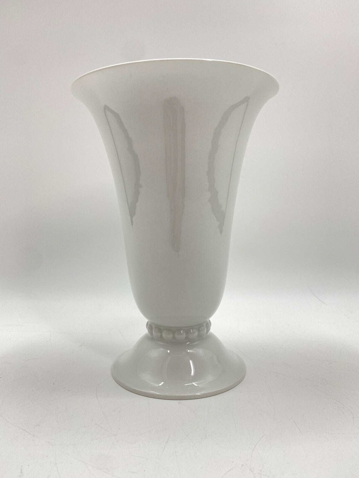 * VASE HUTSCHENREUTHER ÄLTESTE PORZELLAN FABRIK HOHENBERG WEIß VINTAGE