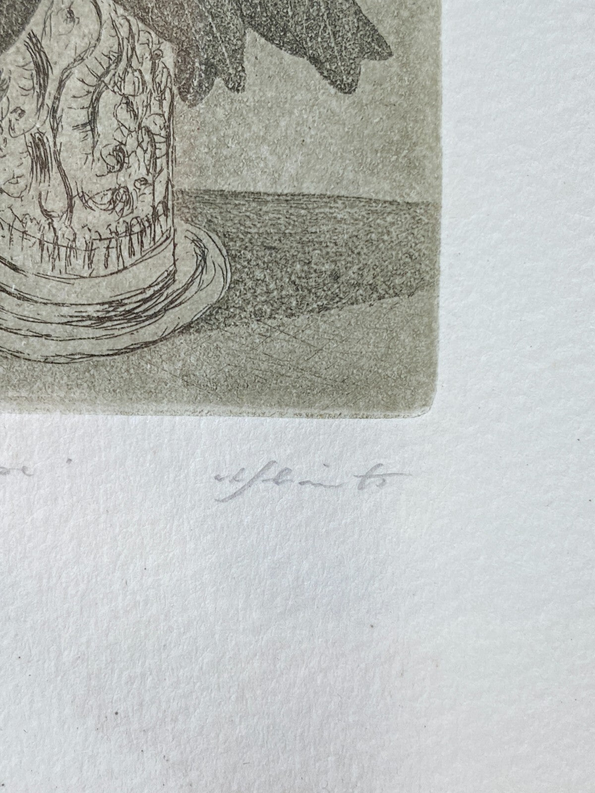 * ALPENROSE RADIERUNG AQUA TINTA ALFRED SCHMIDT LIMITIERT SIGNIERT GERAHMT