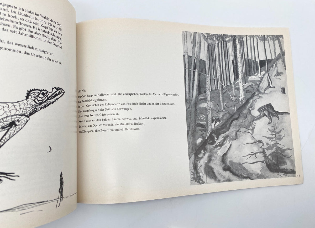 SAMMLUNG 5x KUNST KATALOG SIGNIERT WIDMUNG JOHN UHL ZEICHNUNGEN GEDICHTE 1970er