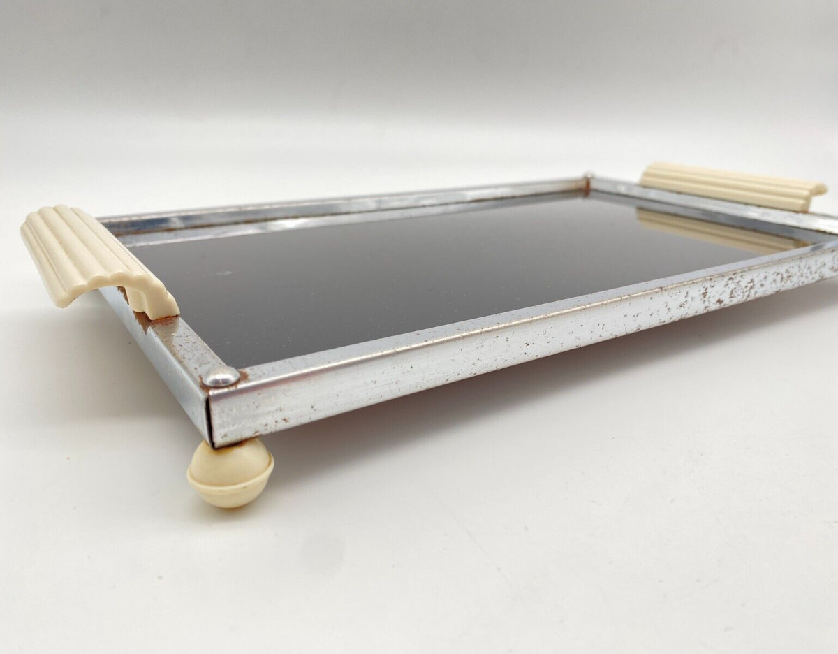 ART DECO SERVIER TABLEAU TABLETT BAKELIT 40ER 50ER JAHRE ZIMCO ORIGINAL PATENT