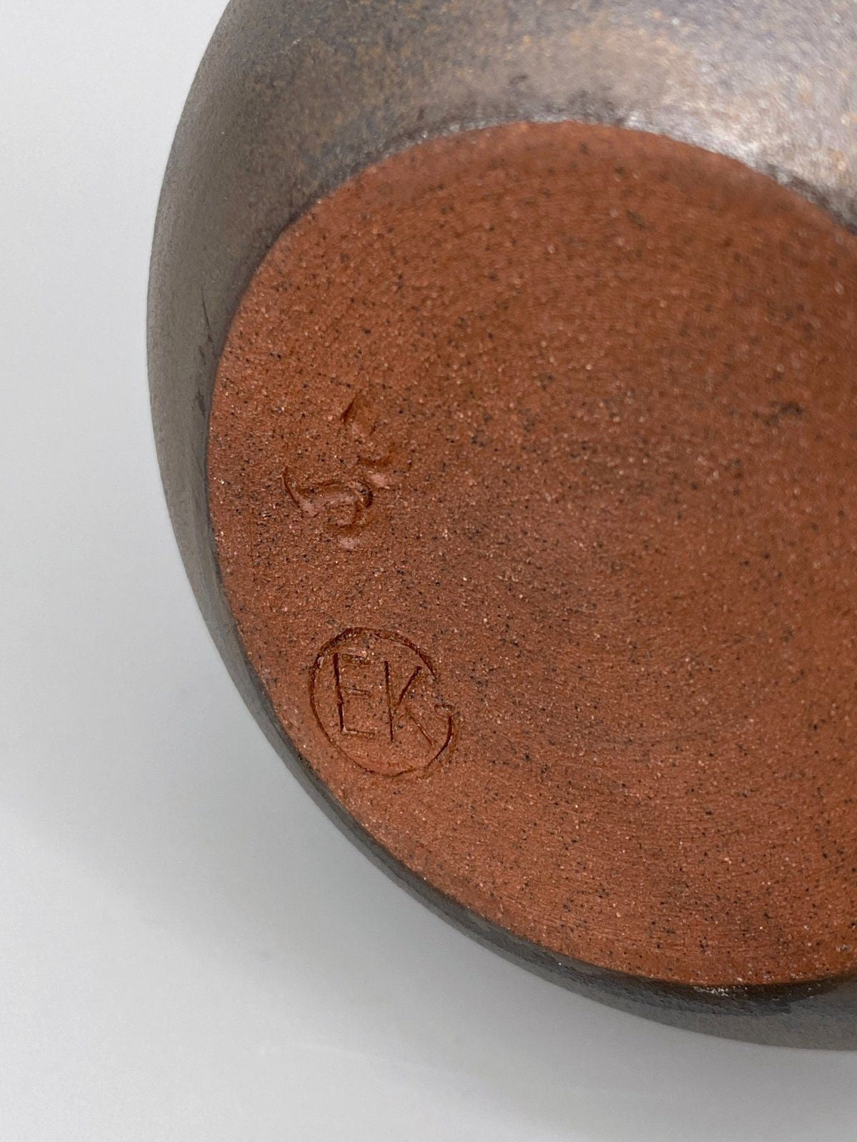 * STUDIOKERAMIK VASE EVA KUMPMANN SIGNIERT BAUHAUS STIL 50er