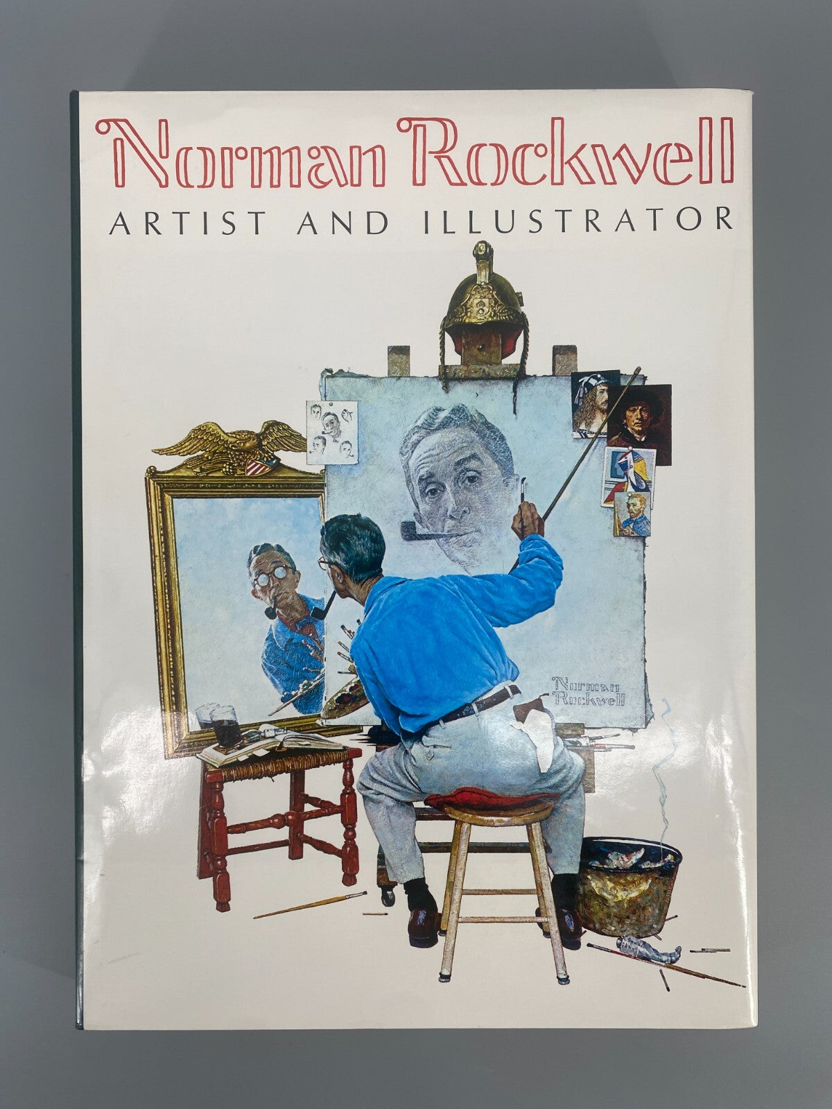 *BUCH KÜNSTLER NORMAN ROCKWELL BUECHNER GROßFORMAT NEW YORK 1983 US MONOGRAPHIE