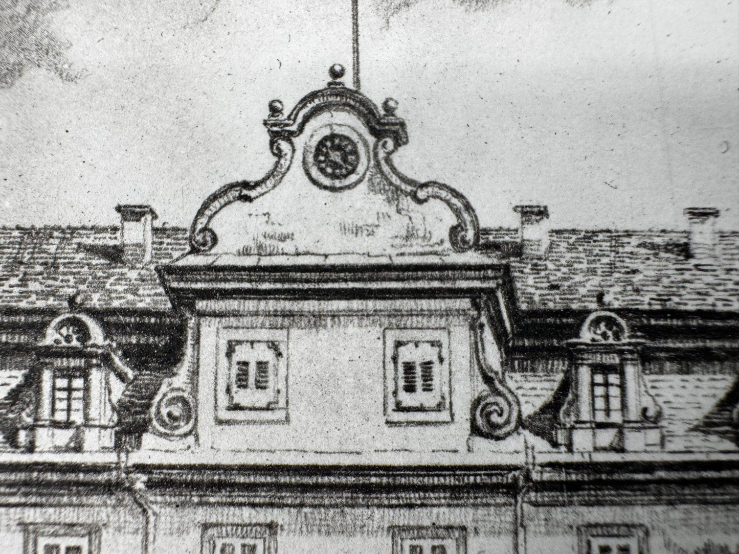 * HEINZ WEHLISCH RADIERUNG NEUES SCHLOß BADEN BADEN ANSICHT SIGNIERT