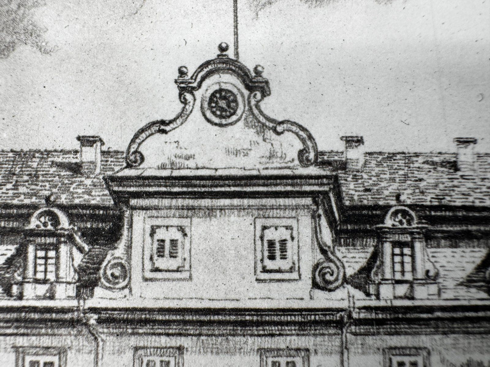 * HEINZ WEHLISCH RADIERUNG NEUES SCHLOß BADEN BADEN ANSICHT SIGNIERT