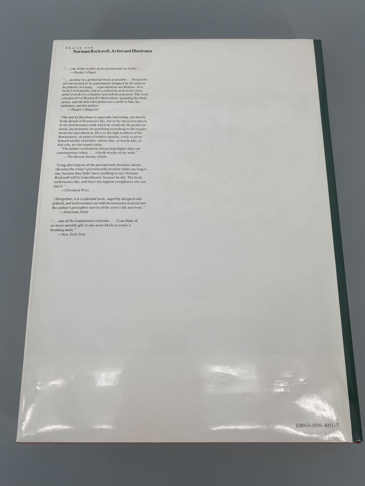 *BUCH KÜNSTLER NORMAN ROCKWELL BUECHNER GROßFORMAT NEW YORK 1983 US MONOGRAPHIE