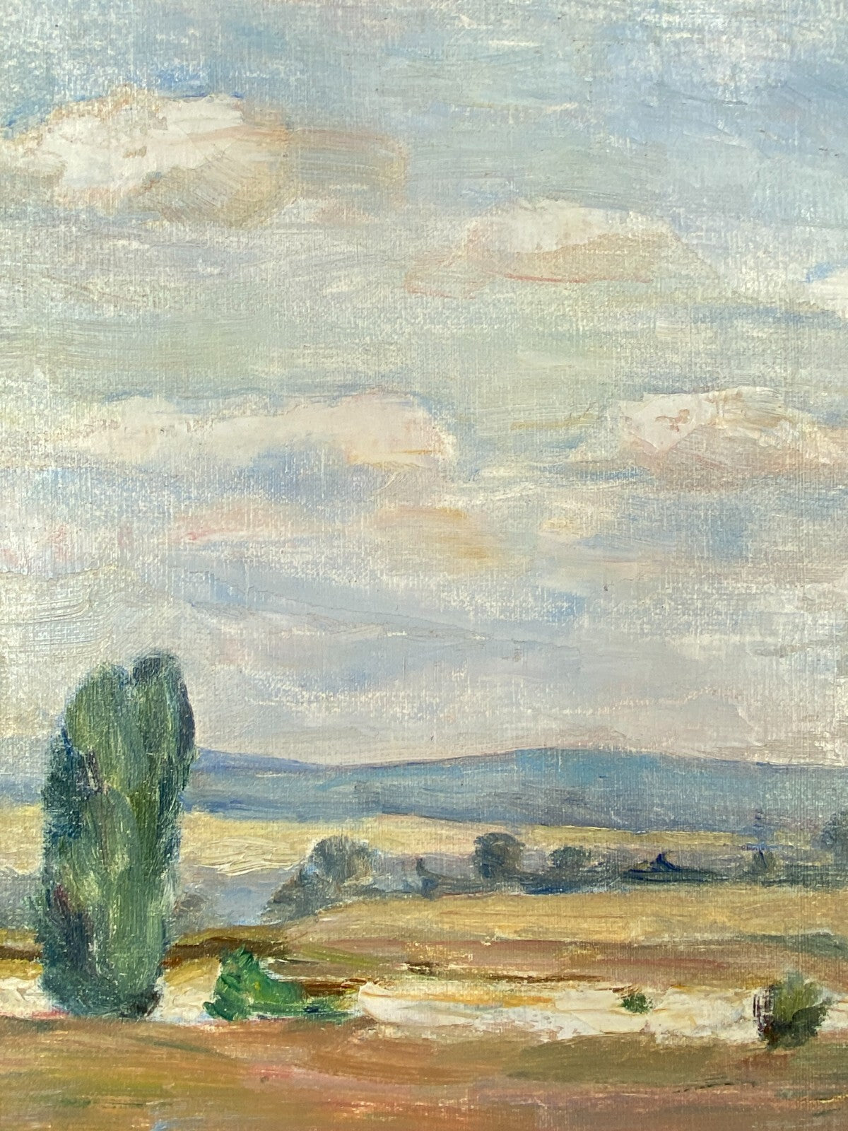 * ÖLGEMÄLDE LANDSCHAFT M. HEYDEN SIGNIERT 1950 50ER GERAHMT VINTAGE