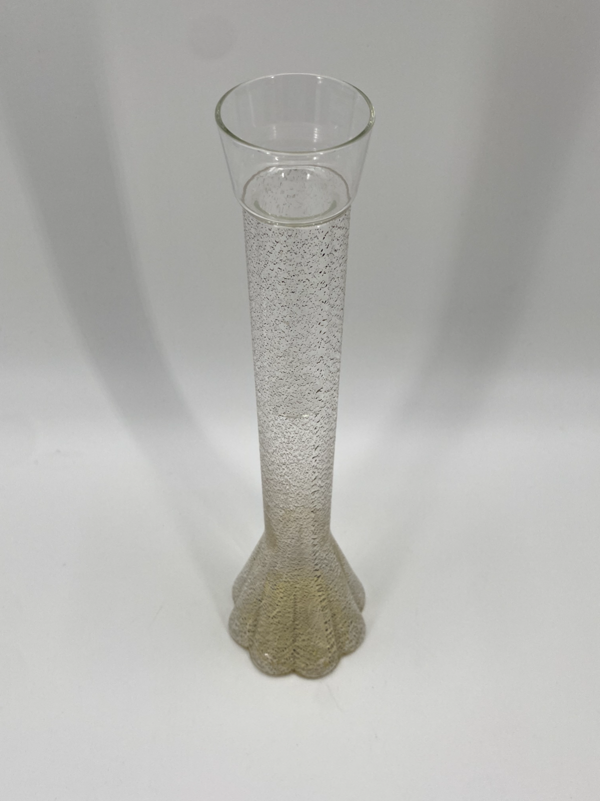* FOSCARINI BLUMENVASE KERZENSTÄNDER MURANO GLAS GOLDFLOCKEN 2008