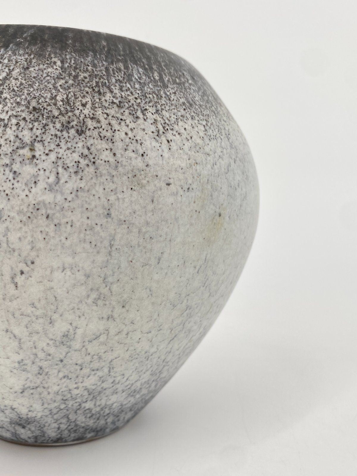 * STUDIOKERAMIK VASE VINTAGE 60ER GRAU BRAUN GEMARKT G 85