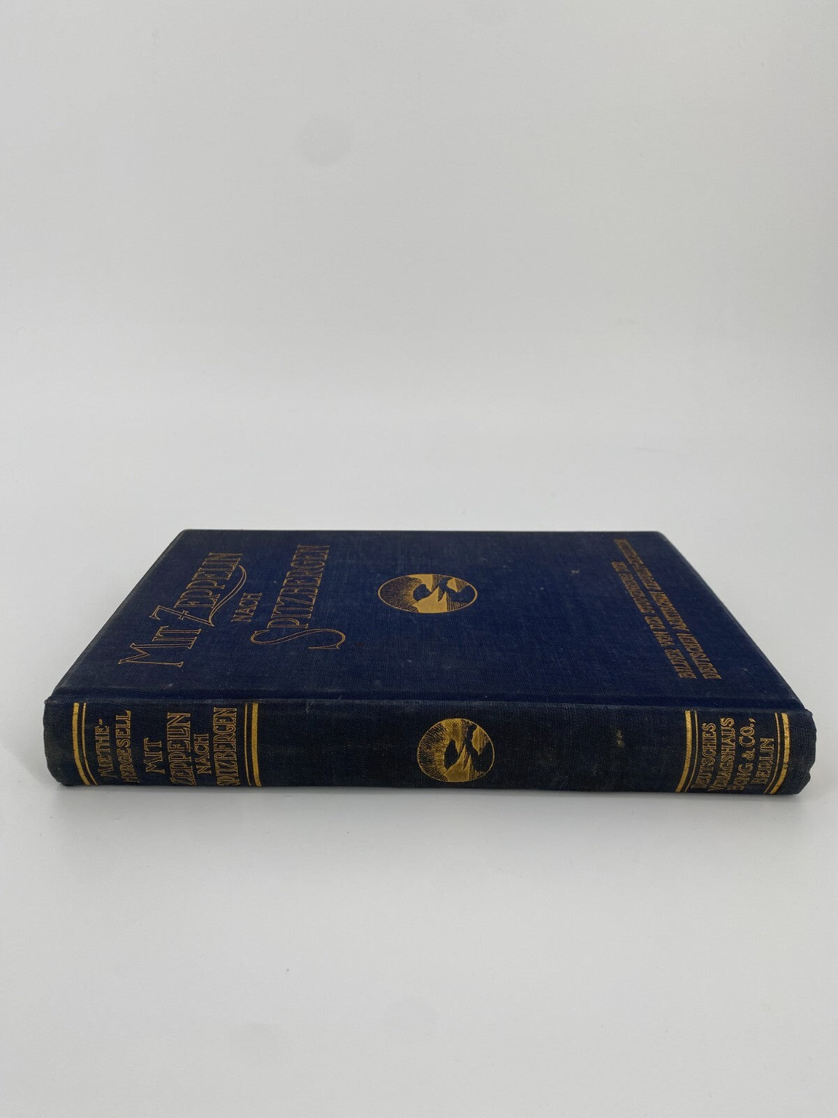 *MIT DEM ZEPPELIN NACH SPITZBERGEN ALTES BUCH 1911 INKLUSIVE FARBFOTOS UND KARTE