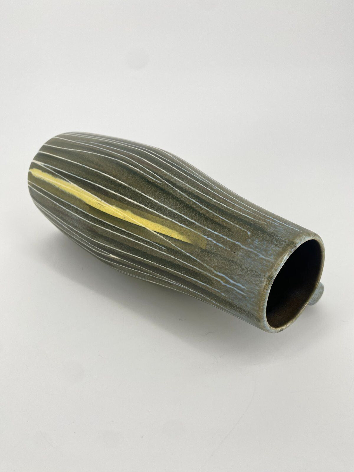 * VASE GROß KERAMIK VEB GEORGENTHAL STUDIOKERAMIK MID CENTURY