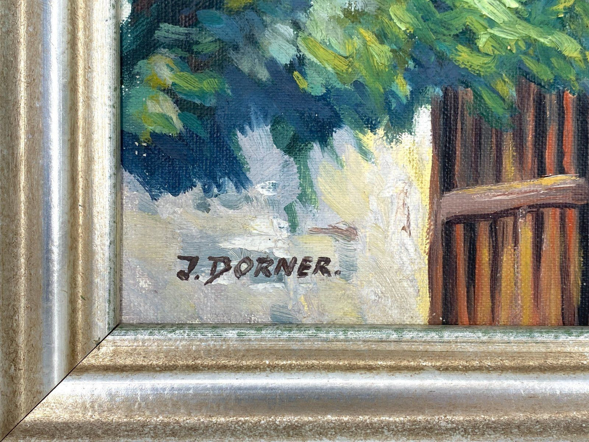 *ÖLGEMÄLDE GANDRIA LUGANO JOSEF DORNER LUGANERSEE 1936 LANDSCHAFT