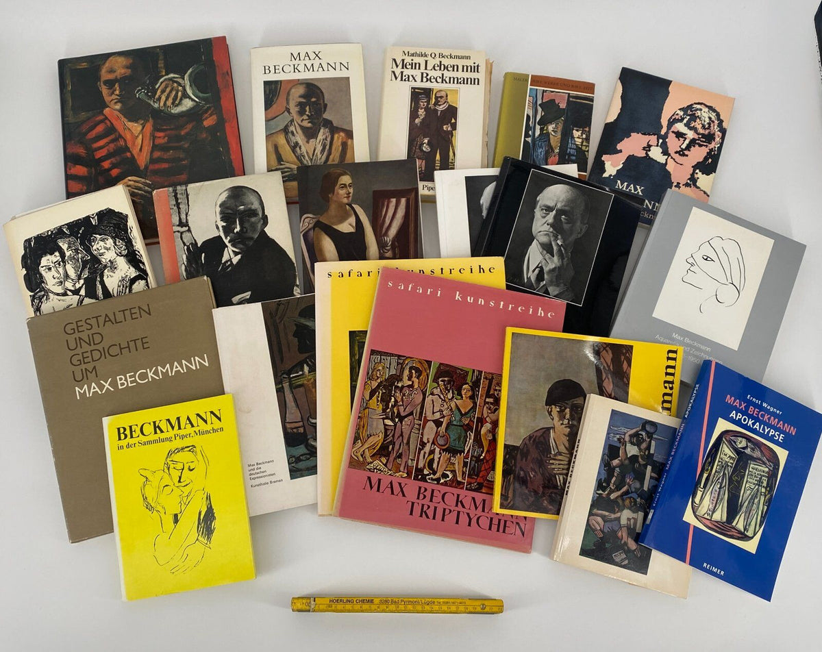 *KONVOLUT 18x BUCH MAX BECKMANN MALER KÜNSTLER #1-18