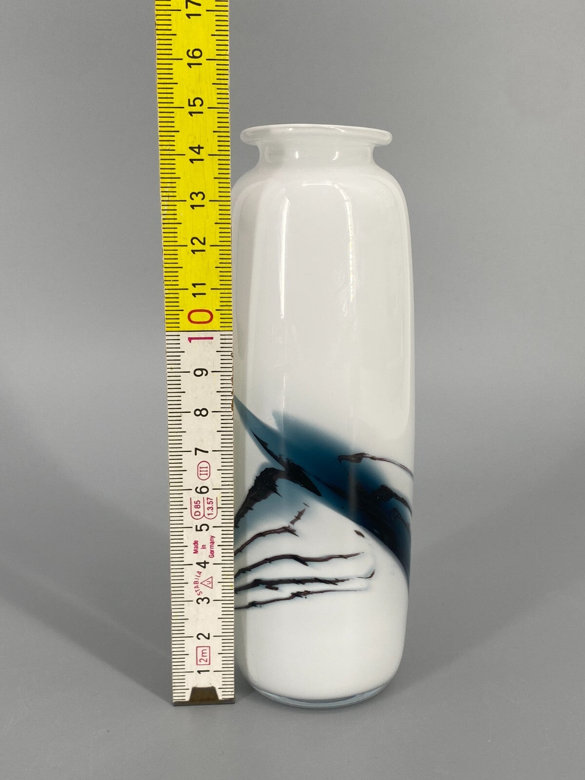 * HOLMEGAARD ATLANTIS MICHAEL BANG GLAS VASE 14,5CM VINTAGE DANISH DESIGN 80ER
