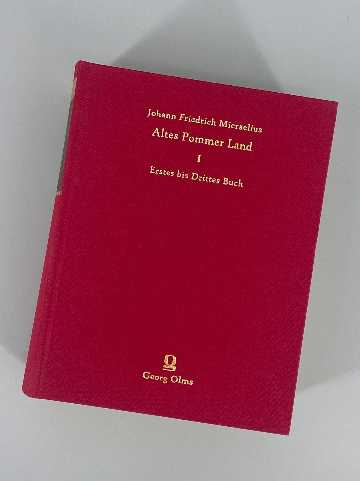 *BUCH MICRAELIUS ALTES POMMER LAND ROSWITHA WISNIEWSKI GEORG OLMS