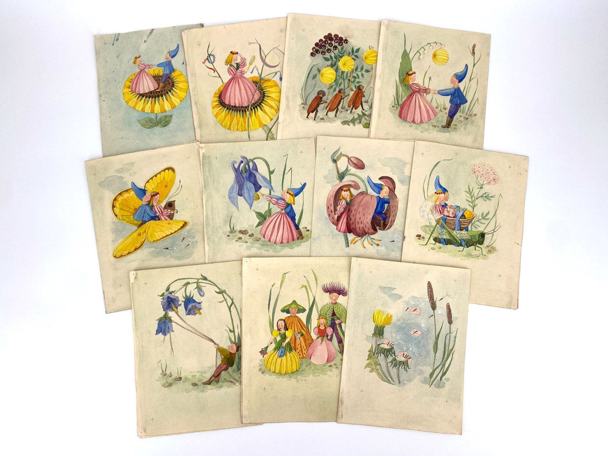 *19x GEMÄLDE HELENA GEESE WYSOCKI MÄRCHEN TAUSENDSCHÖN EISENACH