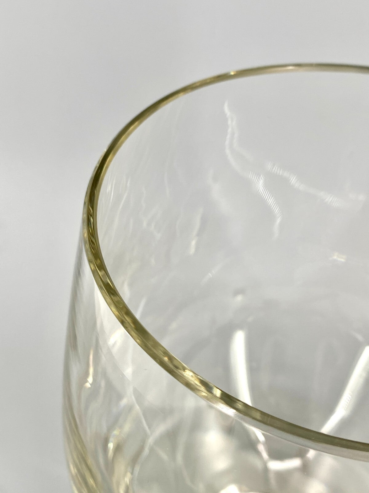 * GLAS VASE MUNDGEBLASEN DEKORATION GLASVASE VINTAGE
