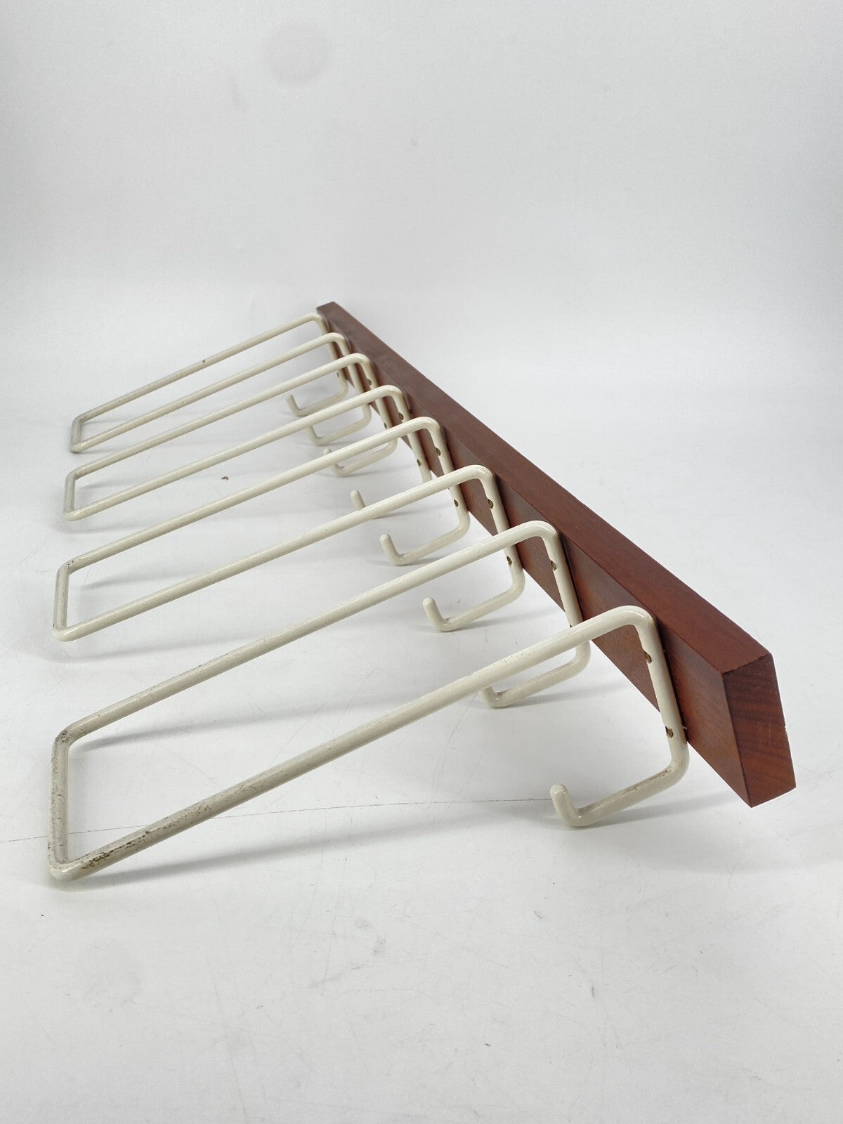 * WANDGARDEROBE HUTABLAGE TEAK GARDEROBE MID CENTURY VINTAGE 60ER