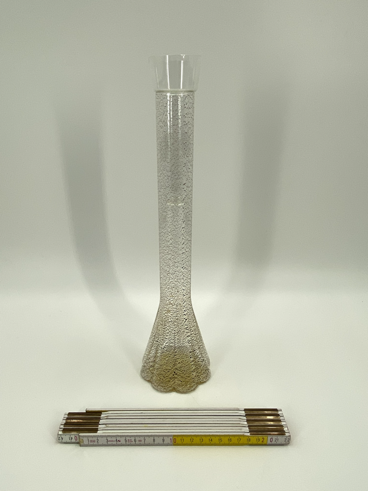 * FOSCARINI BLUMENVASE KERZENSTÄNDER MURANO GLAS GOLDFLOCKEN 2008