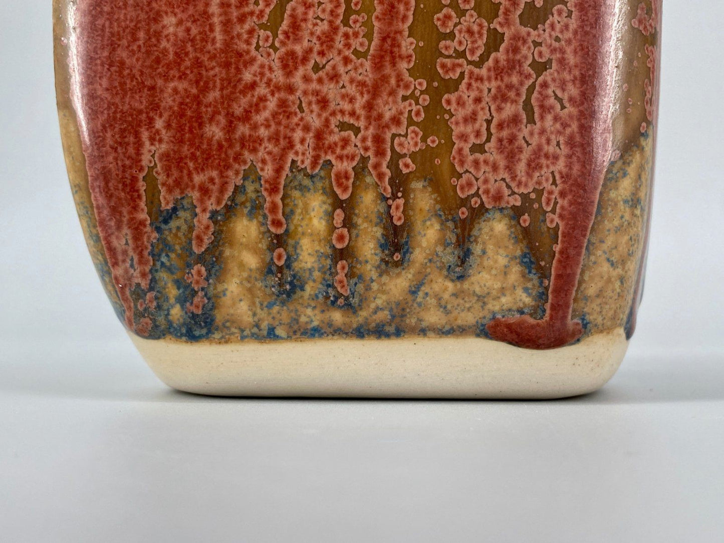 * STUDIOKERAMIK VASE FANTONI LAVA MID CENTURY 90ER VINTAGE 