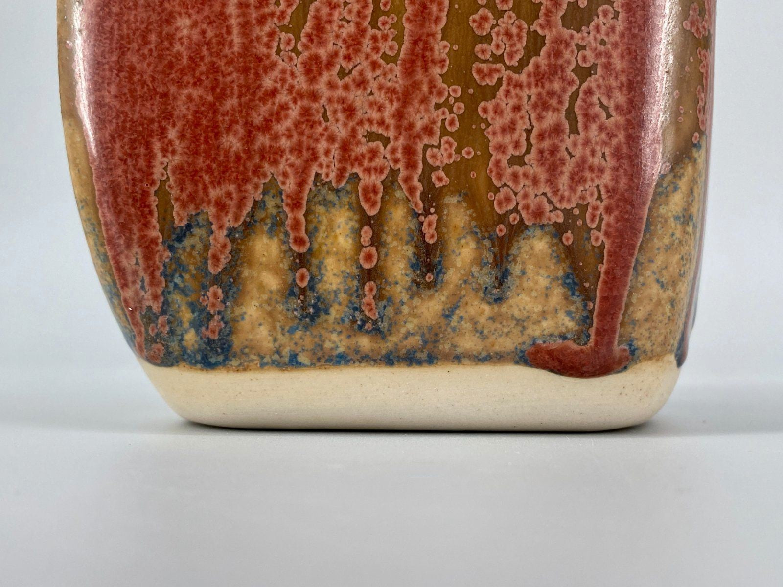 * STUDIOKERAMIK VASE FANTONI LAVA MID CENTURY 90ER VINTAGE 