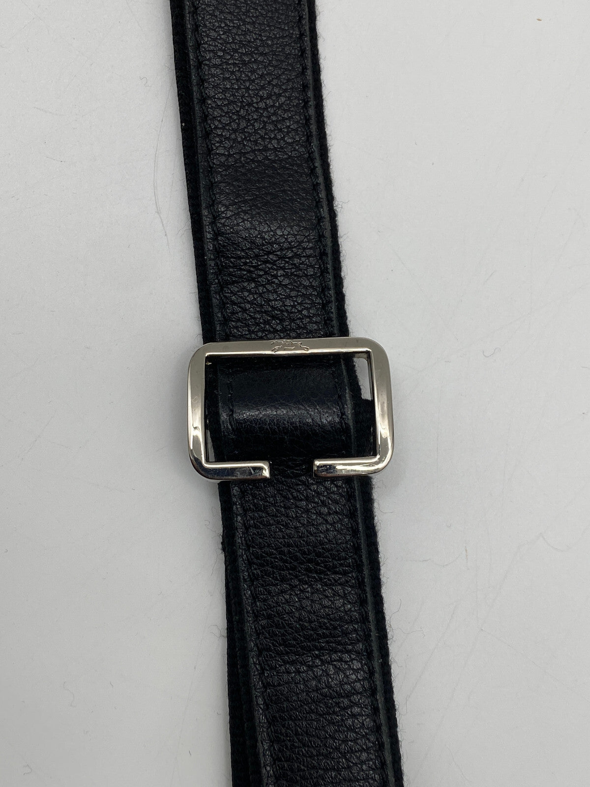 * LONGCHAMP KLEINE UMHÄNGETASCHE TASCHE SCHWARZ LEDER