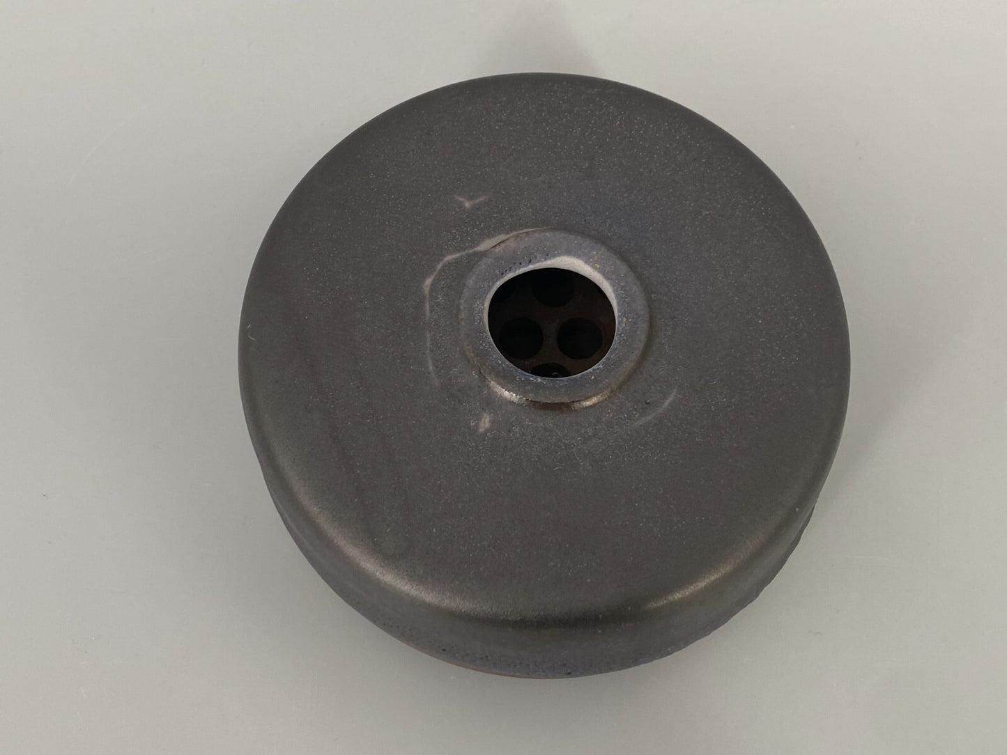 * STUDIOKERAMIK VASE FAT LAVA RÄUCHERSTÄBCHENHALTER VAN EYK SIGNIERT 60er