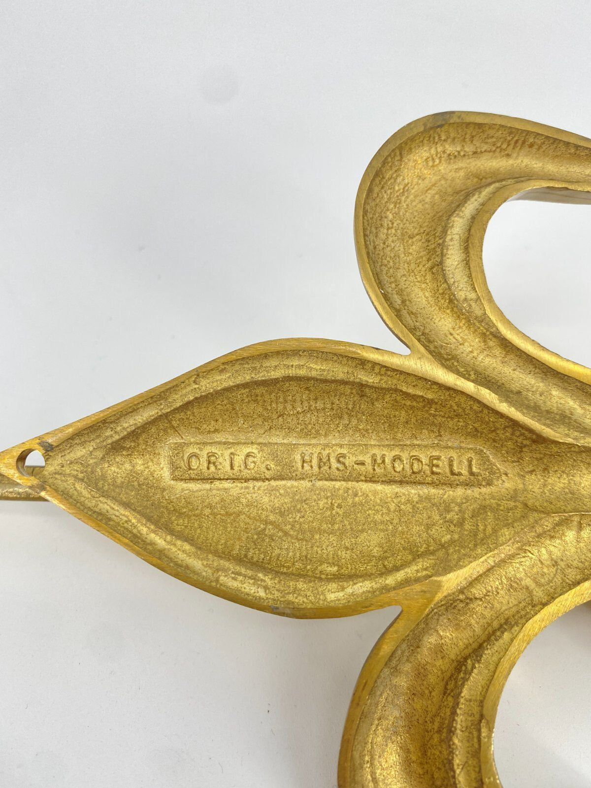 * GARDEROBENHAKEN KLAPPHAKEN MESSING LILIE GARDEROBE MASSIV HAKEN