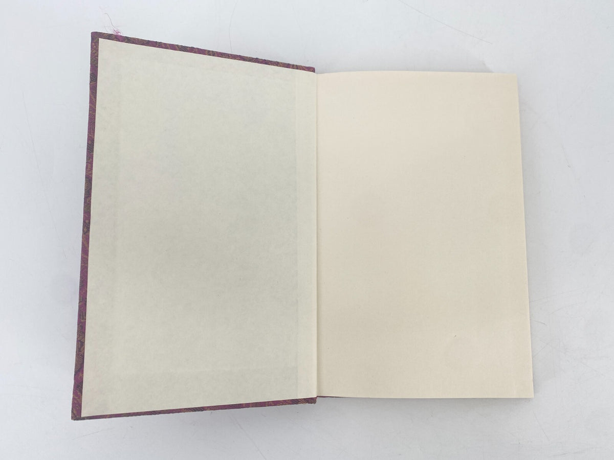 *NOTIZBUCH SCHREIBWAREN SOFTCOVER TEXTIL TÜRKIS ROT GRAU MUSTER VINTAGE