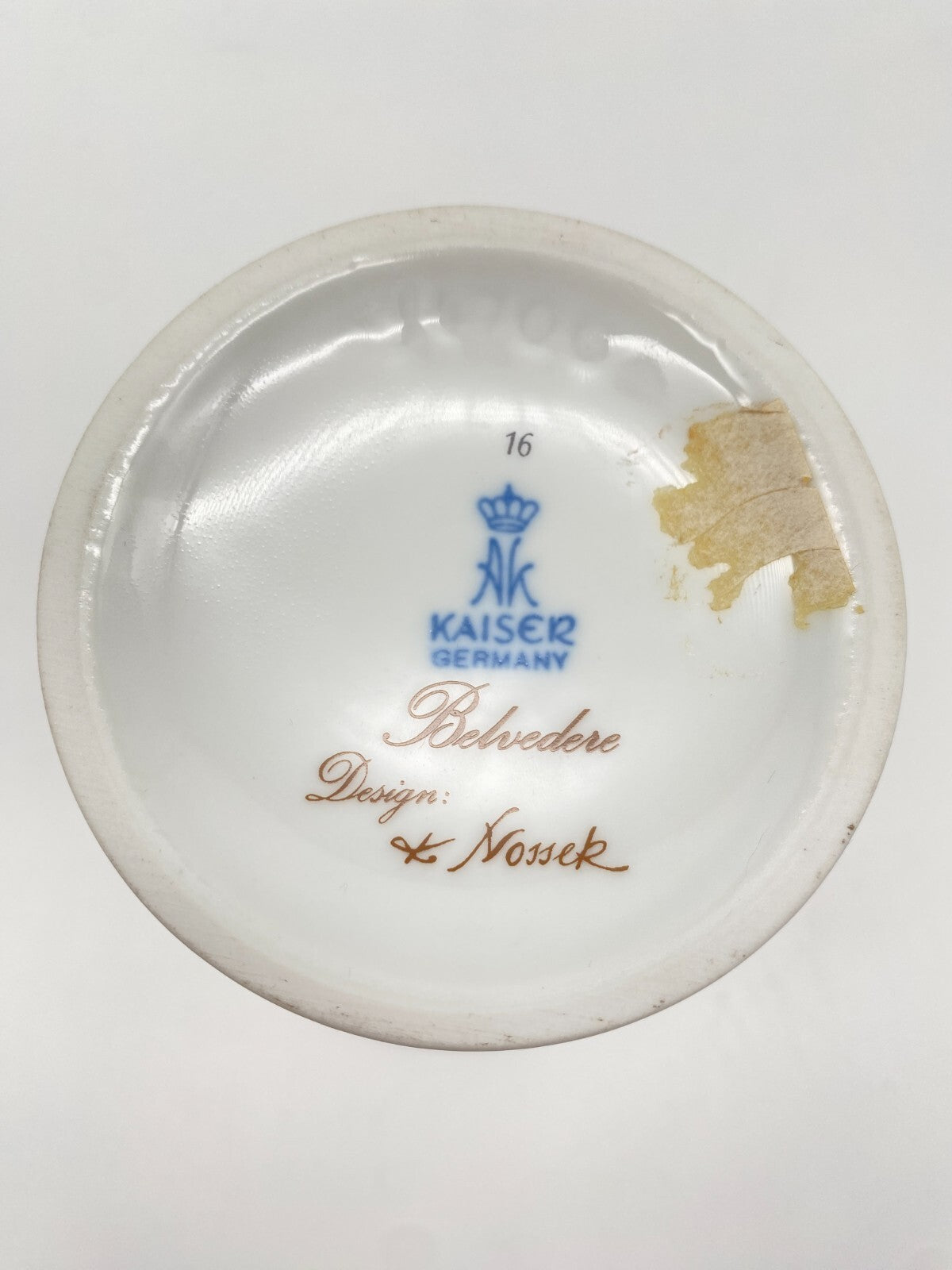 ZWEI ORIGINAL KAISER PORZELLAN PRUNK VASEN VON K. NOSSEK - BELVEDERE & PRINCESSE