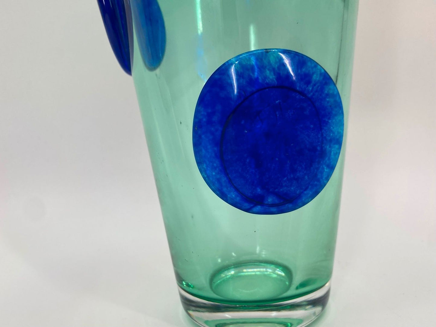 *SELTENE BLUMENVASE BRITISH STUDIO GLASS SIMON MOORE