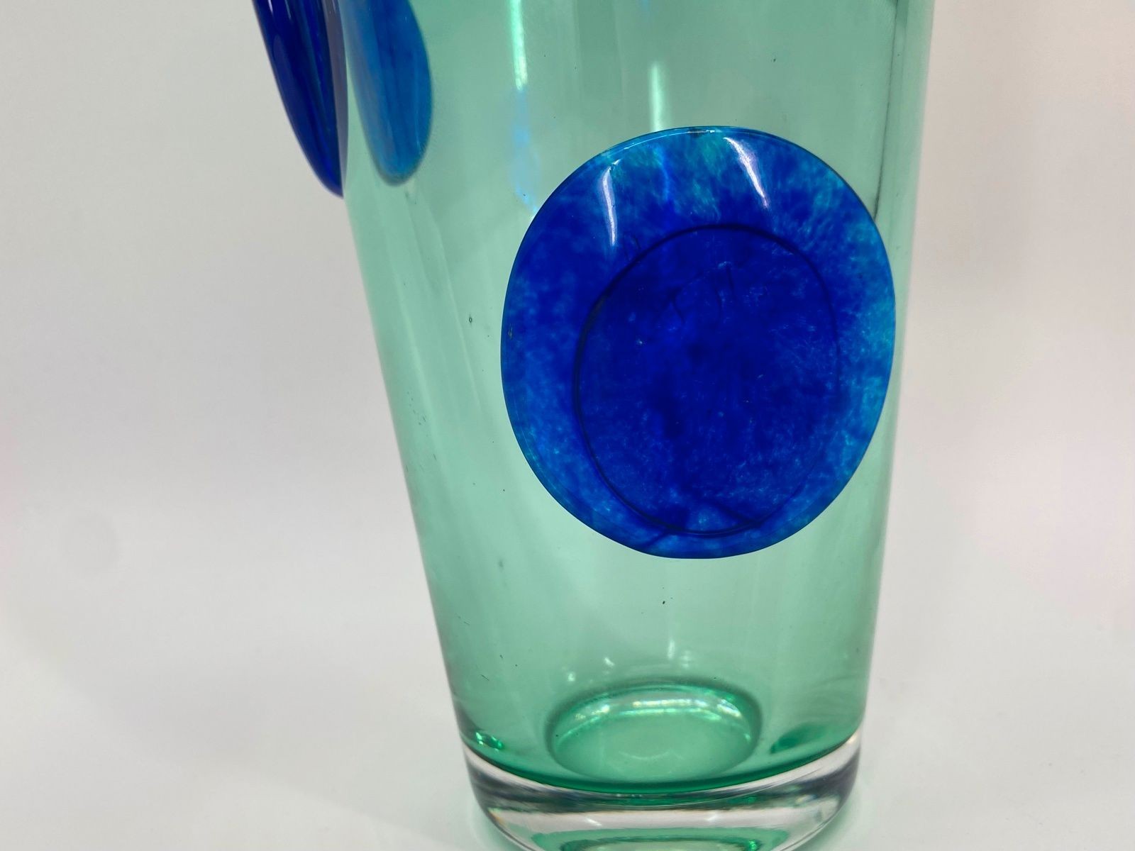 *SELTENE BLUMENVASE BRITISH STUDIO GLASS SIMON MOORE
